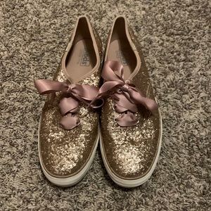 Rose Gold Glitter Keds